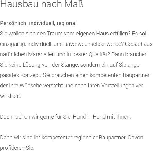 Hausbau: Holzhäuser, Passivhäuser / KfW-Effizienzhäuser aus  Hirschberg (Bergstraße)