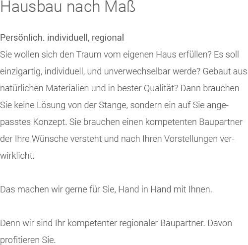 Hausbau: Holzhäuser, Passivhäuser / KfW-Effizienzhäuser in  Insheim